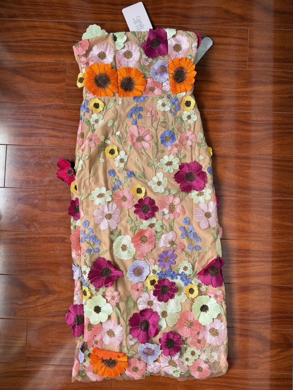 Camila blanco midi dress